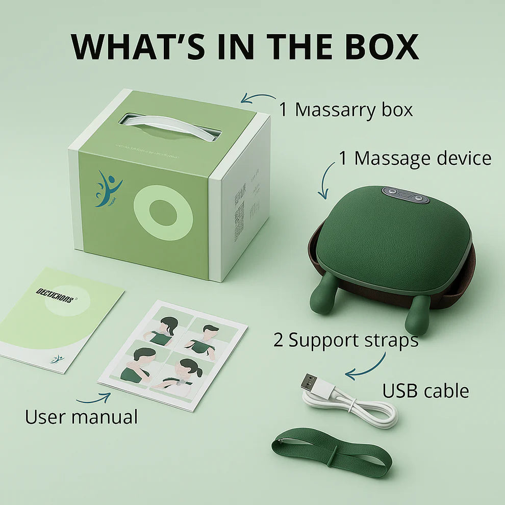 Bionic Neck Shoulder Massager| Neck| Waist| Leg Body 3-Level Modes