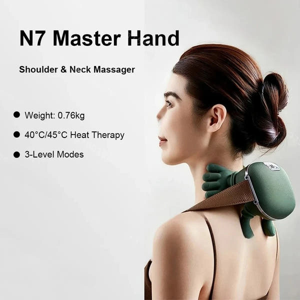 Bionic Neck Shoulder Massager| Neck| Waist| Leg Body 3-Level Modes