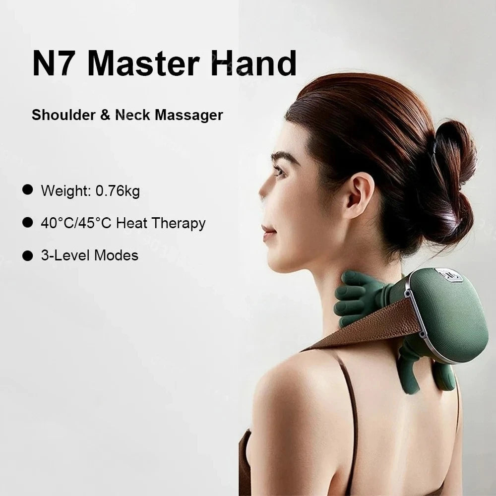 Bionic Neck Shoulder Massager| Neck| Waist| Leg Body 3-Level Modes